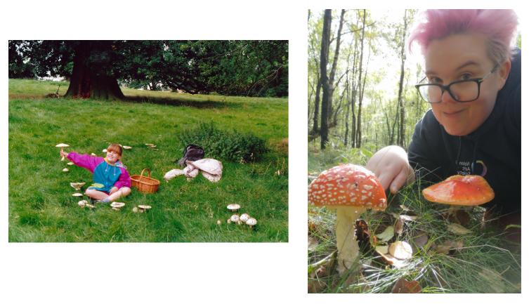 Jen with mushrooms