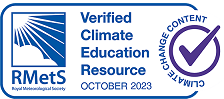 Royal Meteorological Society climate change content quality mark