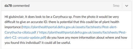 iNaturalist screenshot 1