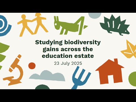 Preview image for the video "Studying biodiversity gains across the education estate".