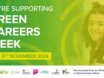 Banner to support green careers week