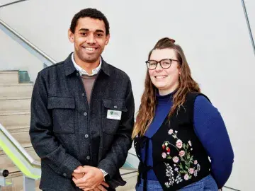 Nature Park team members at the Natural History museum