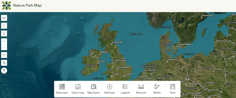 An image of the Nature Park Map