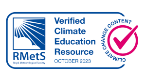 Royal Meteorological Society climate content quality mark october 2023
